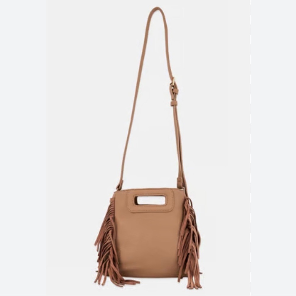 Moda Luxe Tan Fringe Crossbody Bag